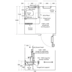 Armitage Shanks Contour 21 Shower Holder S6477 Charcoal -Ideal Standard shop armitage shanks s6477rn 2
