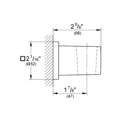 Grohe Euphoria Cube Wall Hand Shower Holder 27693 -Ideal Standard shop grohe 27693000 2