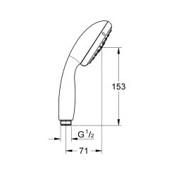 Grohe Tempesta 100 Hand Shower 3 Sprays 28419 Chrome -Ideal Standard shop grohe 28419002 2