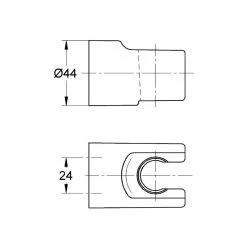 Grohe Relexa Wall Hand Shower Holder 28622 -Ideal Standard shop grohe 28622000 2