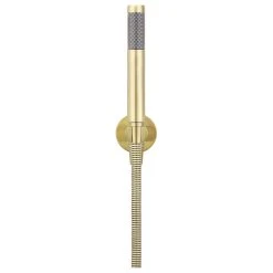 Meir Round Hand Shower On Fixed Bracket Tiger Bronze -Ideal Standard shop meir mz08 r bb 3