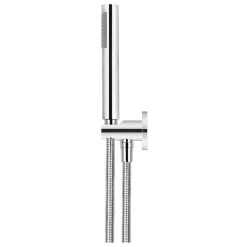 Meir Round Hand Shower On Fixed Bracket Polished Chrome -Ideal Standard shop meir mz08 r c 4