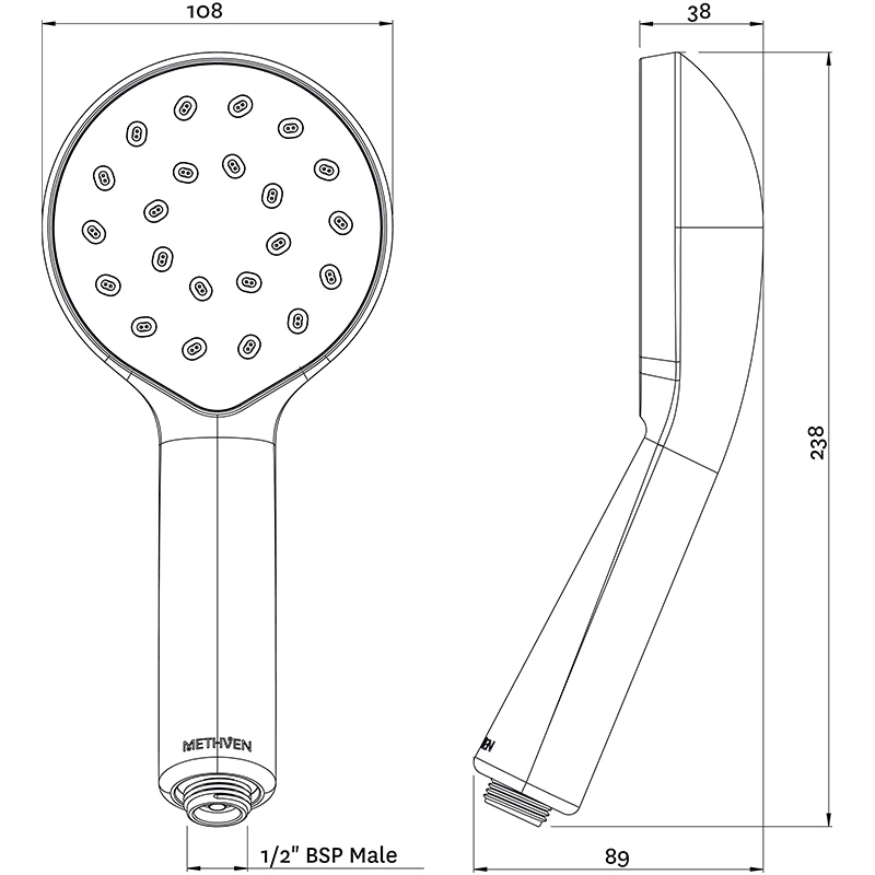 Methven Kiri MK2 Shower Handset 4 Methven Kiri MK2 Shower Handset - Image 2