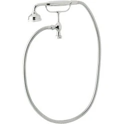 Perrin & Rowe Georgian Handshower, Cradle & Hose Nickel