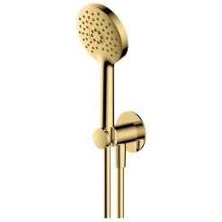 RAK CERAMICS RAK Petit Round Wall Mounted Shower Set Brushed Gold