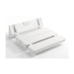 Sagittarius Wall Mounted Shower Seat White